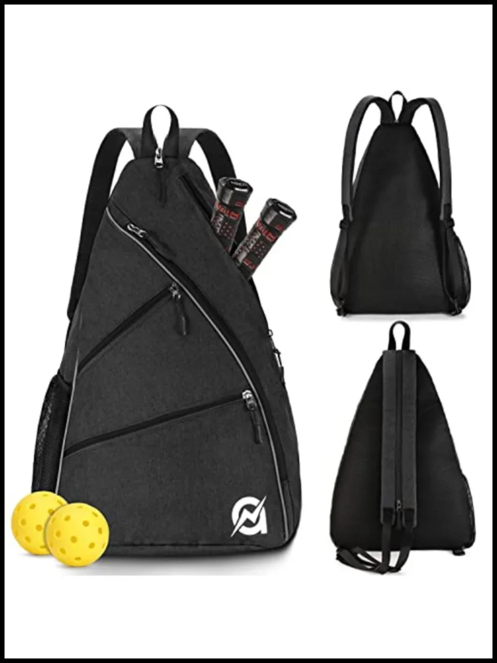 Reversible Pickleball Crossbody Sling Bag Backpack